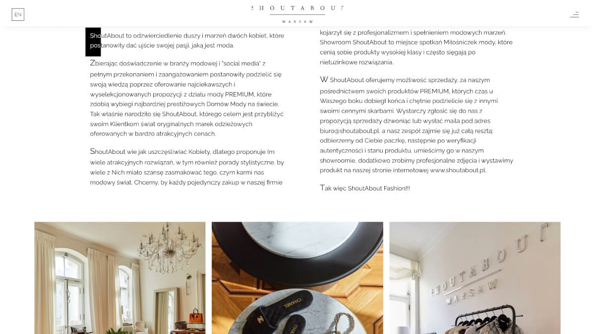 image of project "SHOUT ABOUT - the dynamic portal with the interactive product catalog" nr 5