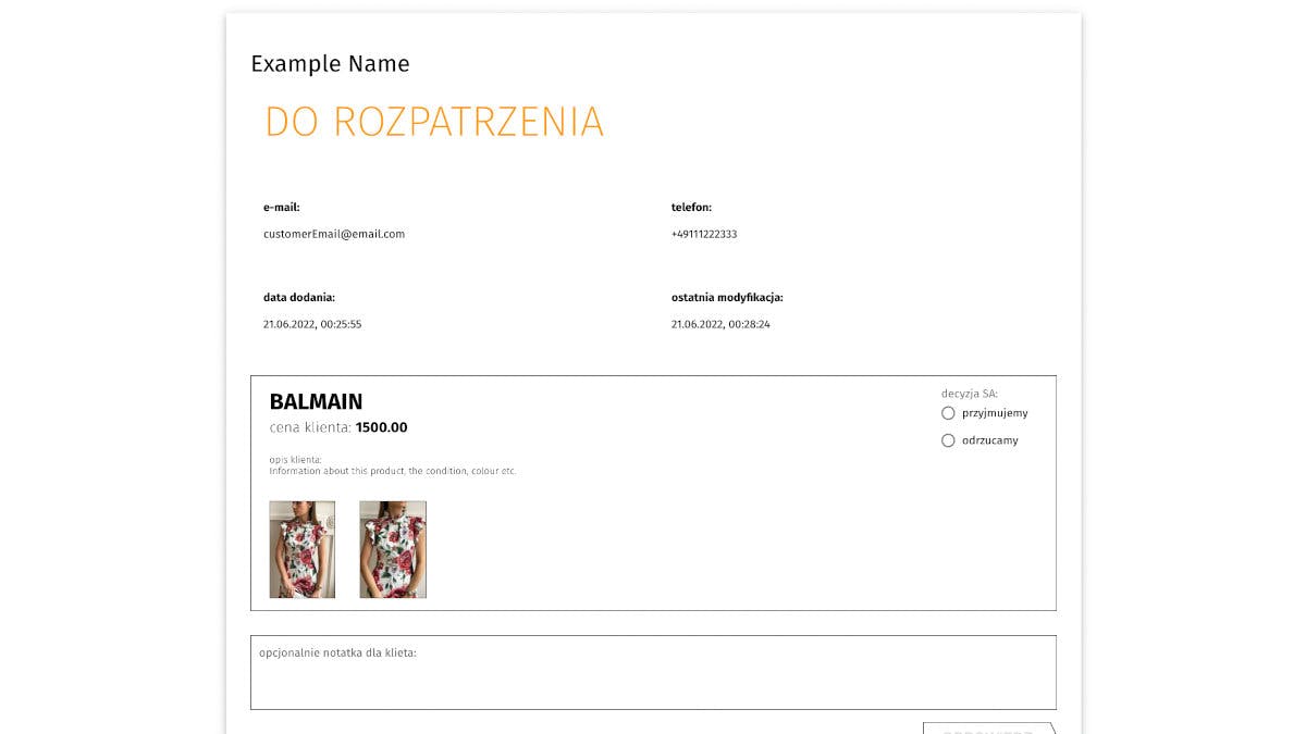 image of project "CRM app and CMS for company's portal with catalog" nr 4